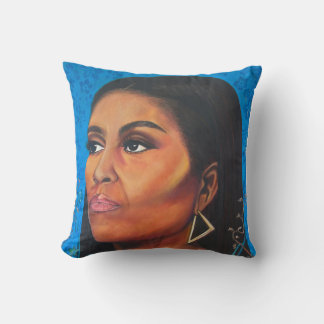 Cojín decorativo tributo a Michelle Obama