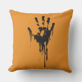 Cojín Decorativo Trick or Treat Huella de Mano Halloween