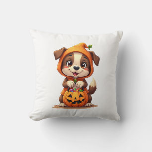 Cojín Decorativo Trick or Treat Perro � Camiseta Divertida de Hallo