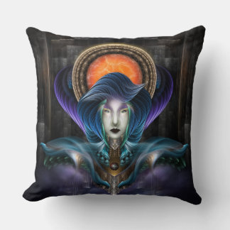 Cojín Decorativo Trilia - Diosa De La Luna Naranja