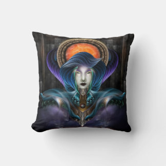 Cojín Decorativo Trilia - Diosa De La Luna Naranja