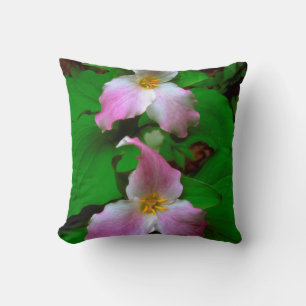Cojín Decorativo Trillium flor silvestre
