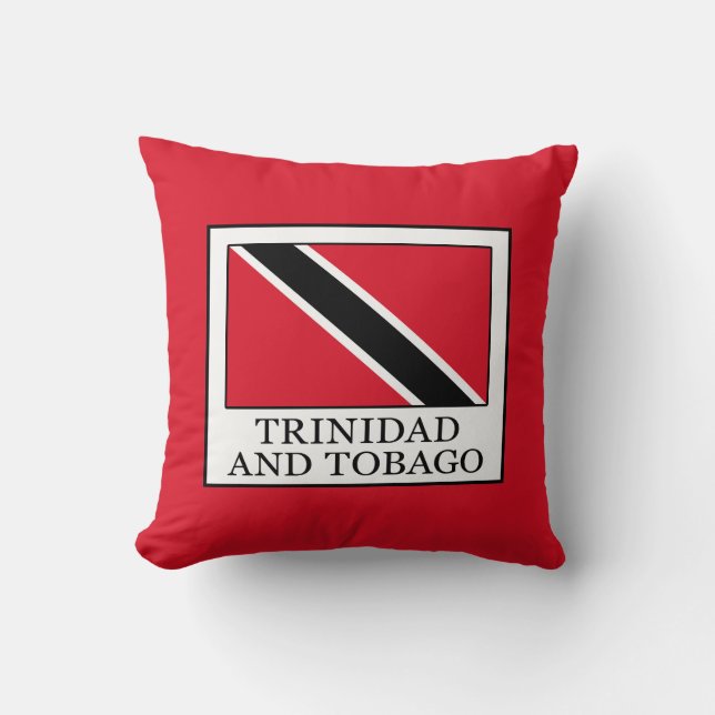 Cojín Decorativo Trinidad y Tabago (Anverso)