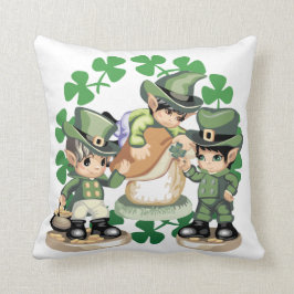 Cojín Decorativo Trío del Leprechaun