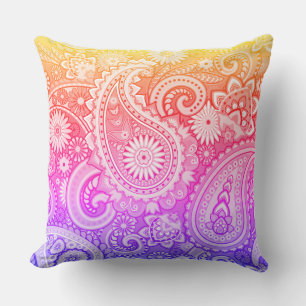 Cojín Decorativo Trippy Hippy Retro Paisley
