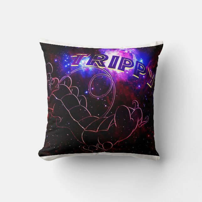 Cojín Decorativo Trippy la oruga (Anverso)