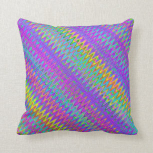 Cojín Decorativo Trippy Zigzag Diagonal