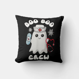 Cojín Decorativo Tripulación Boo Boo Enfermera Linda Fantasma Diver