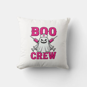 Cojín Decorativo Tripulación de Boo Enfermera Fantasma Halloween