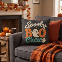 Tripulación Spooky Boo Retro Fantasma Halloween
