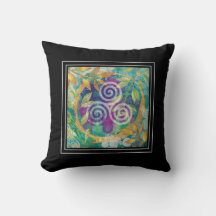Triskele Celta Acuarela Bohemiana Yoga