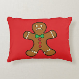 Cojín Decorativo Triste hombre de pan