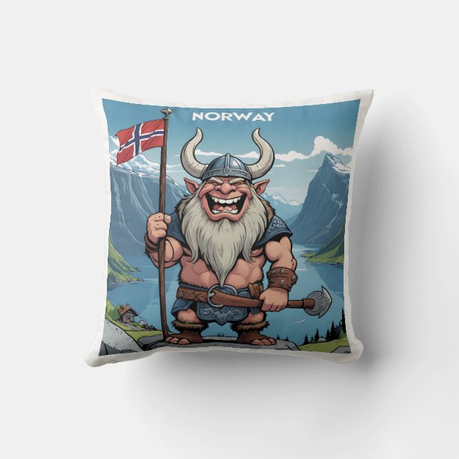 Cojín Decorativo Troll noruego (Reverso )