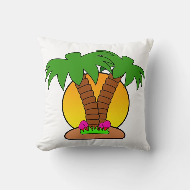 Cojín decorativo Tropic Island (Anverso)
