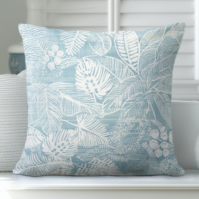 Cojín decorativo tropical azul Aqua Light (Subido por el creador)