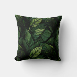 Cojín Decorativo Tropical Green Leaves  Housewarming Gift