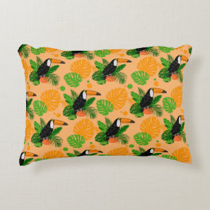 Cojín Decorativo Trópico Toucan Bird Seamless Pattern