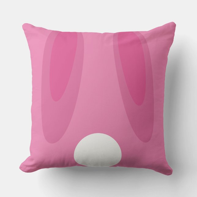 Cojín Decorativo Trow Cushion - Miss Perejito Rosa (Anverso)
