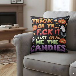 Cojín Decorativo Truco o truco de Halloween