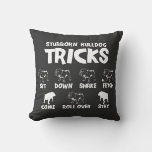 Cojín Decorativo Trucos de bulldog