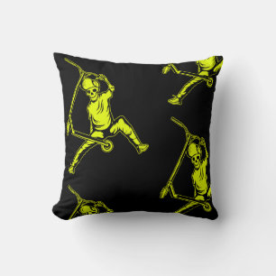 Cojín Decorativo Trucos de piloto de scooter gratis