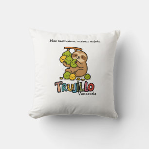 Cojín Decorativo Trujillo Venezuela   Diseño divertido Venezolano
