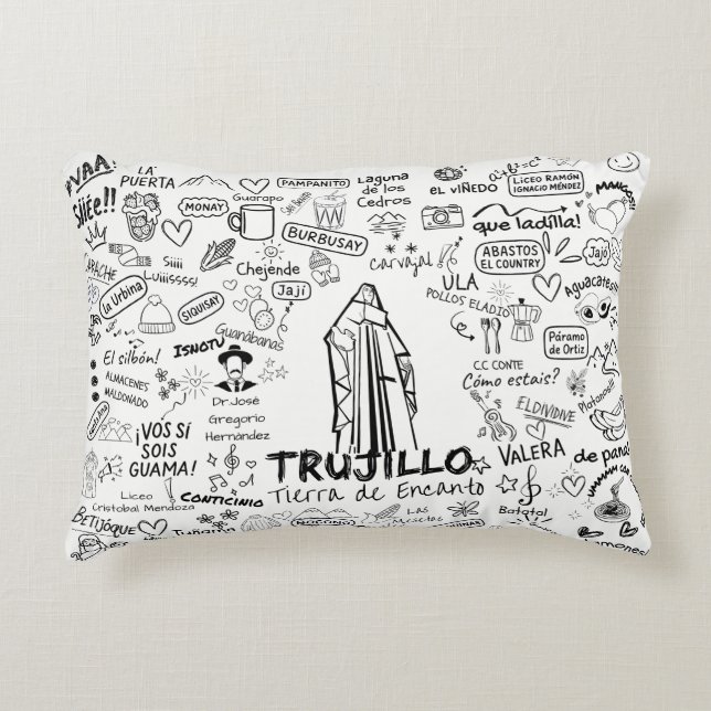 Cojín Decorativo Trujillo Venezuela Tierra de Encanto – Orgullo ve (Anverso)