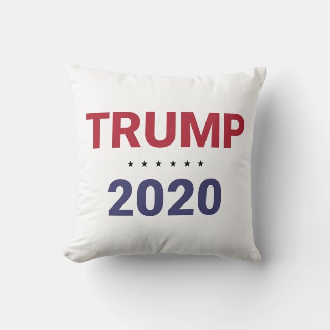 Cojín Decorativo Trump 2020 (Elecciones en Estados Unidos) (Anverso)