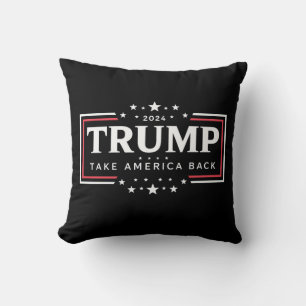 Cojín Decorativo Trump 2024 Recuperemos América