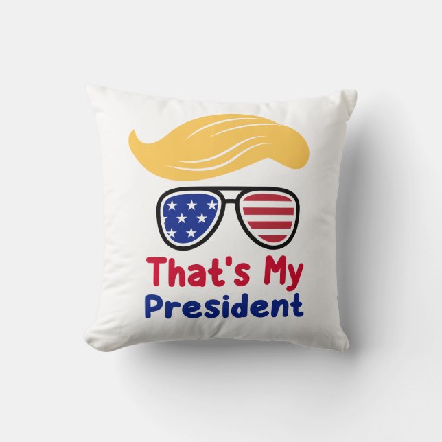 Cojín Decorativo Trump 47 - Ese es mi presidente (Anverso)