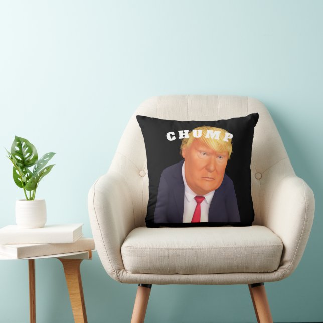 Cojín Decorativo Trump/Chump Throw Pillow (Silla)
