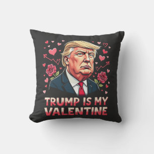 Cojín Decorativo Trump es mi día de inauguración de San Valentín Ma