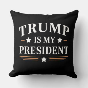 Cojín Decorativo Trump es mi presidente 47°
