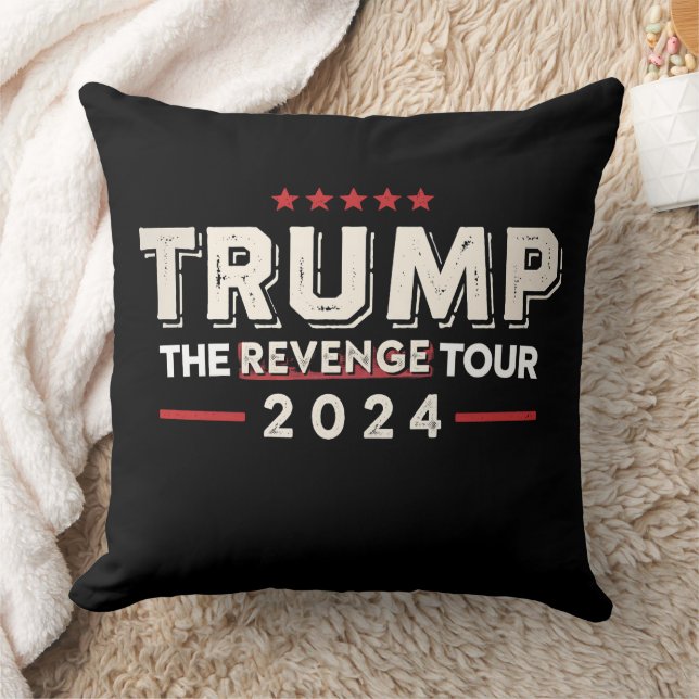 Cojín Decorativo Trump La Venganza Tour 2024 (Manta)