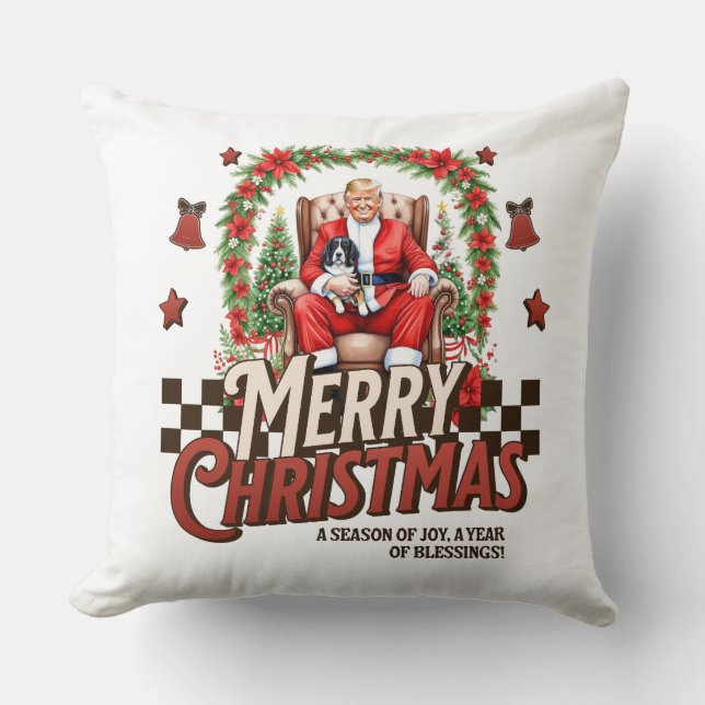 Cojín Decorativo Trump Navidades Pillow (Anverso)