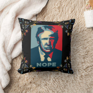 Cojín decorativo Trump Nope