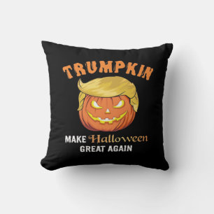 Cojín Decorativo Trumpkin de Halloween: Haz que Halloween vuelva a