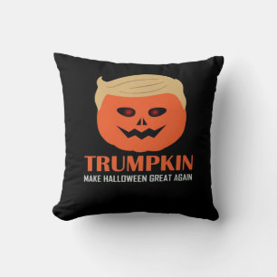 Cojín Decorativo Trumpkin hace que Halloween sea grande de nuevo di