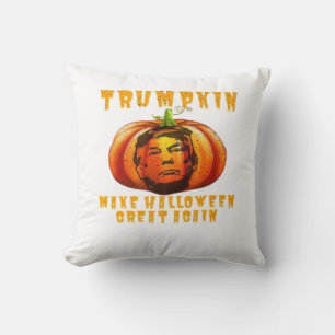 Cojín Decorativo Trumpkin hace que Halloween sea grande de nuevo Gr