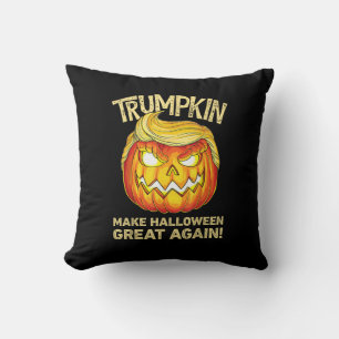 Cojín Decorativo Trumpkin hace que Halloween sea grande otra vez ca