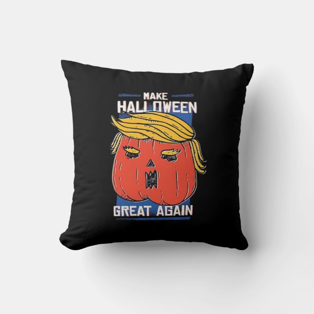 Cojín Decorativo Trumpkin Halloween Pupmkin Classic (Anverso)