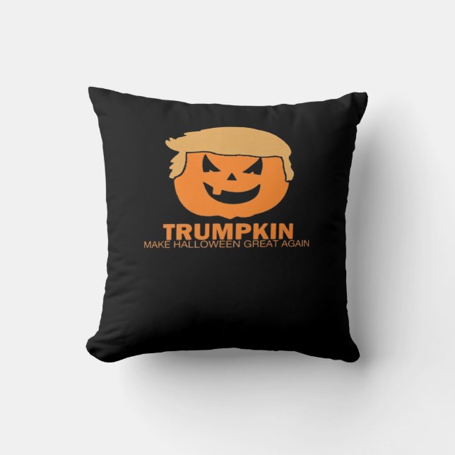 Cojín Decorativo Trumpkin - Haz que Halloween sea grande otra vez (Anverso)