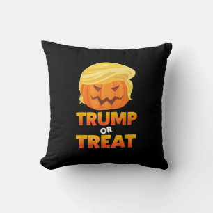 Cojín Decorativo Trumpkin O Trate Ropa De Halloween Trumpkin