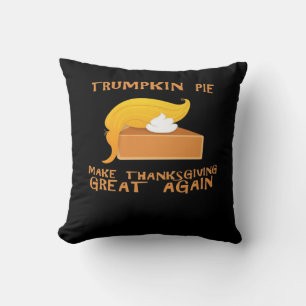 Cojín Decorativo Trumpkin Pie Acción de Gracias