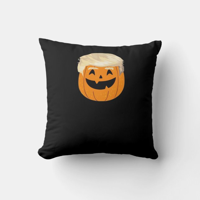 Cojín Decorativo Trumpkin Pumpkin Halloween Classic (Anverso)