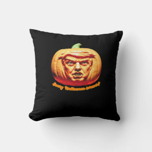 Cojín Decorativo Trumpkin Scary Halloween Calabaza Mejor Diseño de