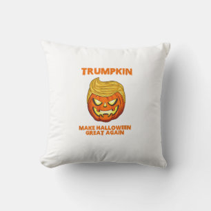 Cojín Decorativo Trumpkin Usa vuelve a hacer que Halloween sea geni