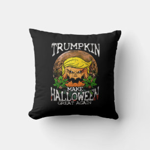 Cojín Decorativo Trumpkin vuelve a hacer de Halloween un regalo gra