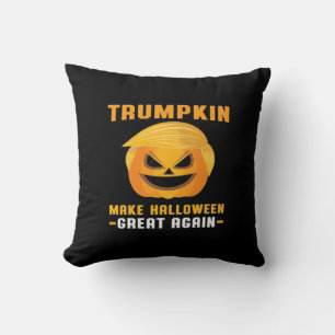 Cojín Decorativo Trumpkin vuelve a hacer grande a Halloween