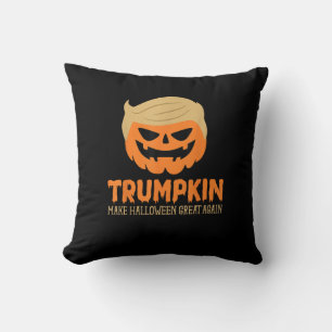Cojín Decorativo Trumpkin vuelve a hacer grande a Halloween